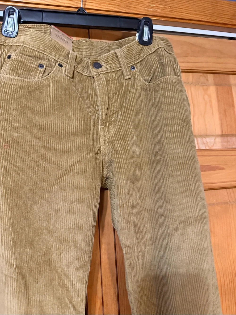 Levi's Men's Olive Corduroy Pants